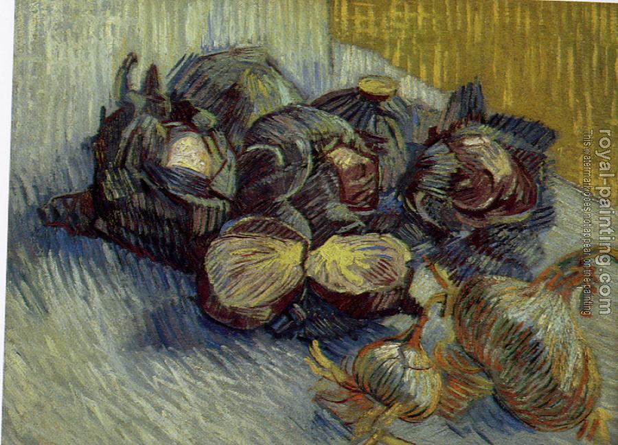 Vincent Van Gogh : Red Cabbages and Onions